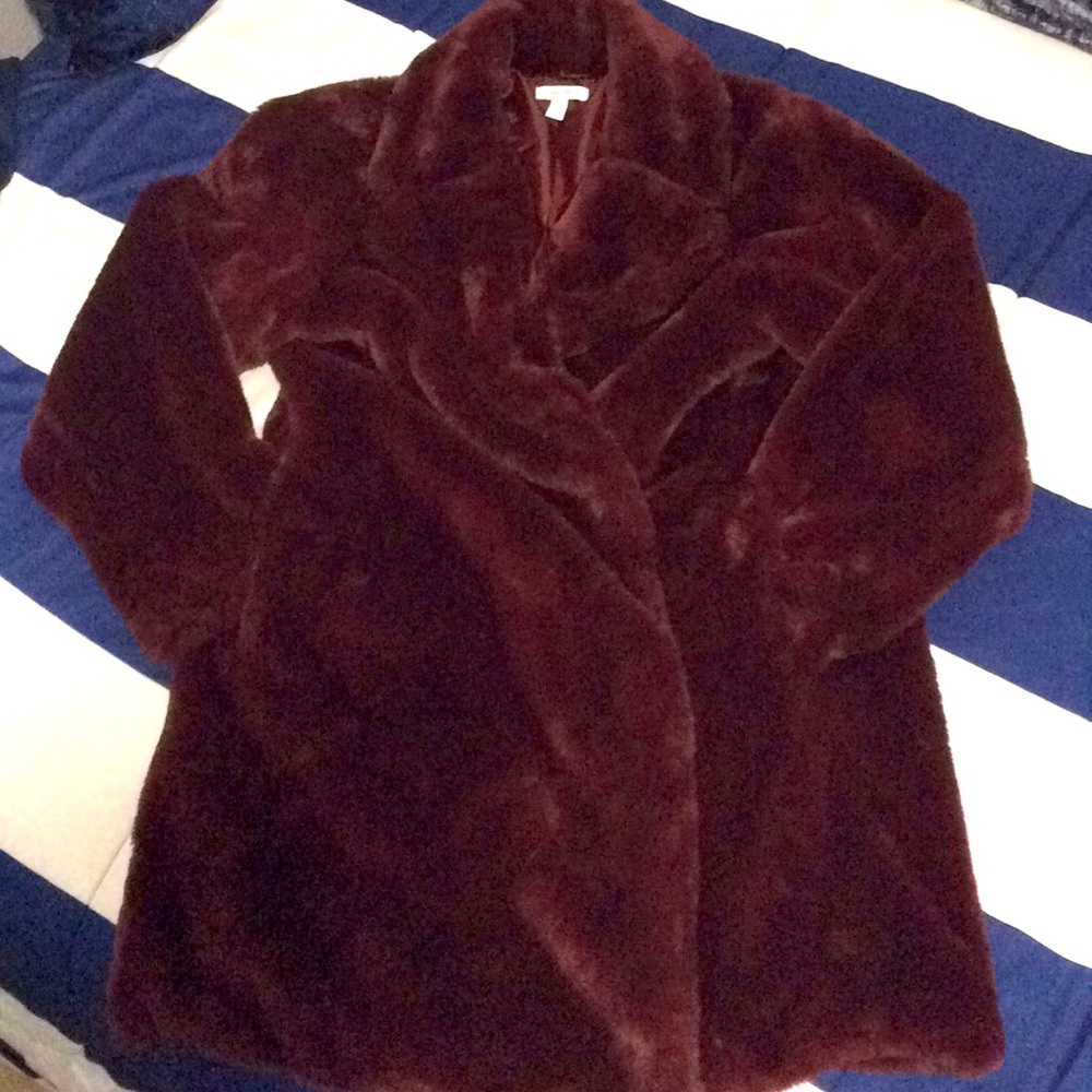 🆕NINE WEST FAUX FUR COAT